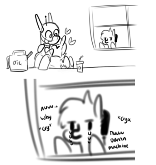 whatsapokemon:red-x-bacon:poor notey baby  (In case you can’t read the first one by Red, here’s a direct link)   Note made Robo Pone sad. Robo Pone doesn’t like being sad :c Robo Pone doesn’t want anyone to be sad, not even Note. Awww ;w; <3