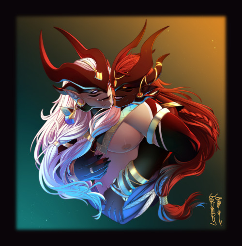 ️Good MOONING everyone!Long time no see, right? So! Here u go some DEVILISHES demons, in love. Yantr