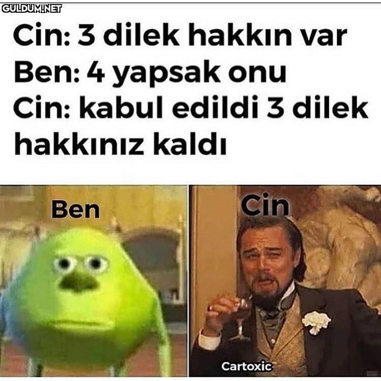 boşluğuma geldi Cin: 3...