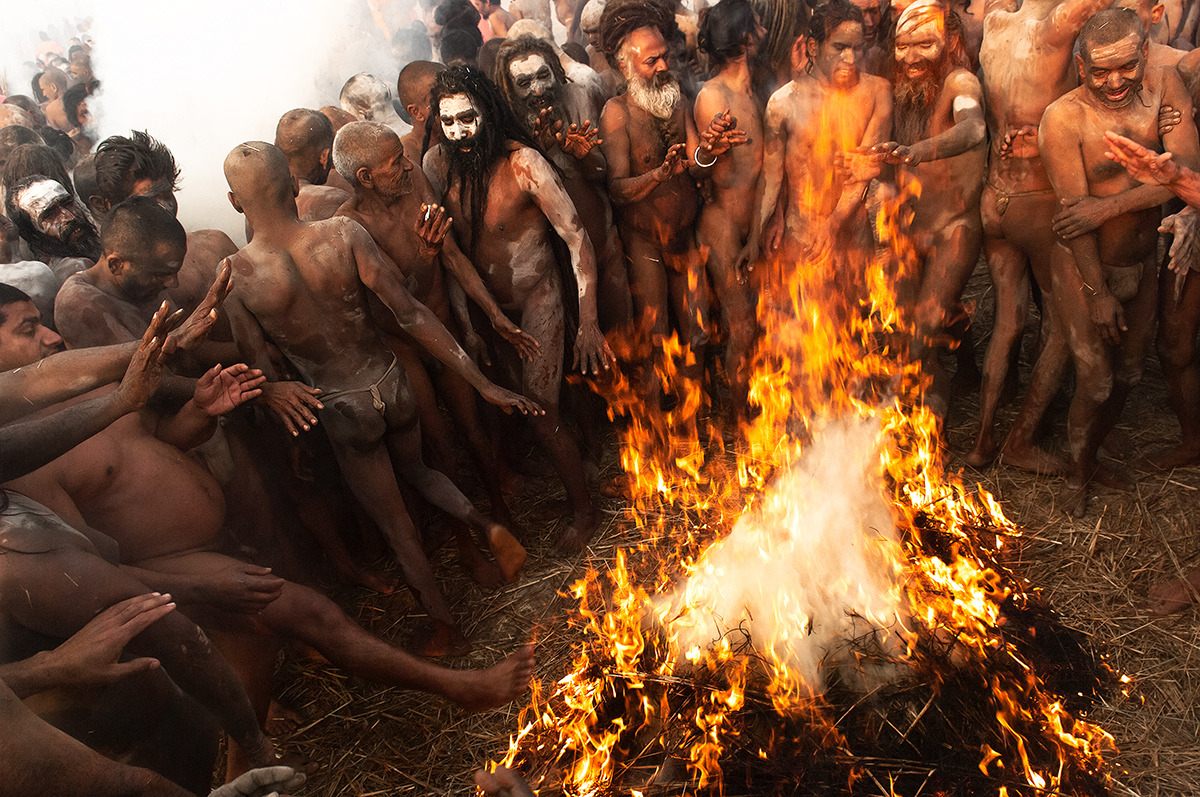 konstantinohatzisarros:Naga Sadhus, considered by many to be Holy people in India