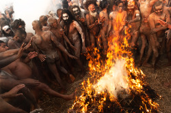 Konstantinohatzisarros:naga Sadhus, Considered By Many To Be Holy People In India