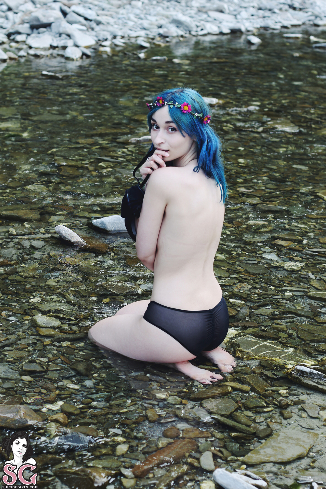 marie-the-petite:  &ldquo;Down by the river&rdquo; - Coming soon on Suicidegirls.com