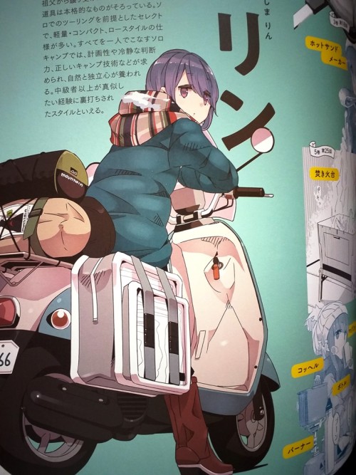 Camp Equipment (Yuru Camp) (part 1)not exactly an artbook, but there are a lot of manga color illust