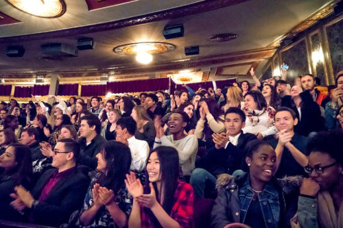 thefederalistfreestyle:For $10, New York City Students See ‘Hamilton’ and Rap for Lin-Ma