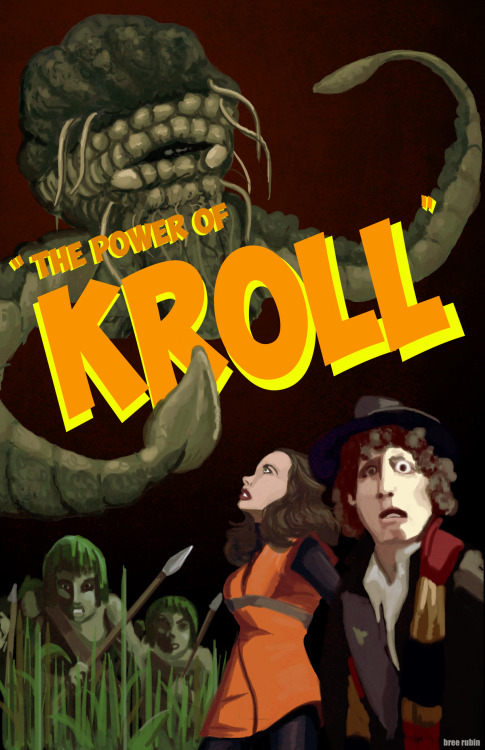 102 THE POWER OF KROLL by Robert HolmesIllustrated by Bree Rubin&ldquo;Tried to get a vintage pulp f