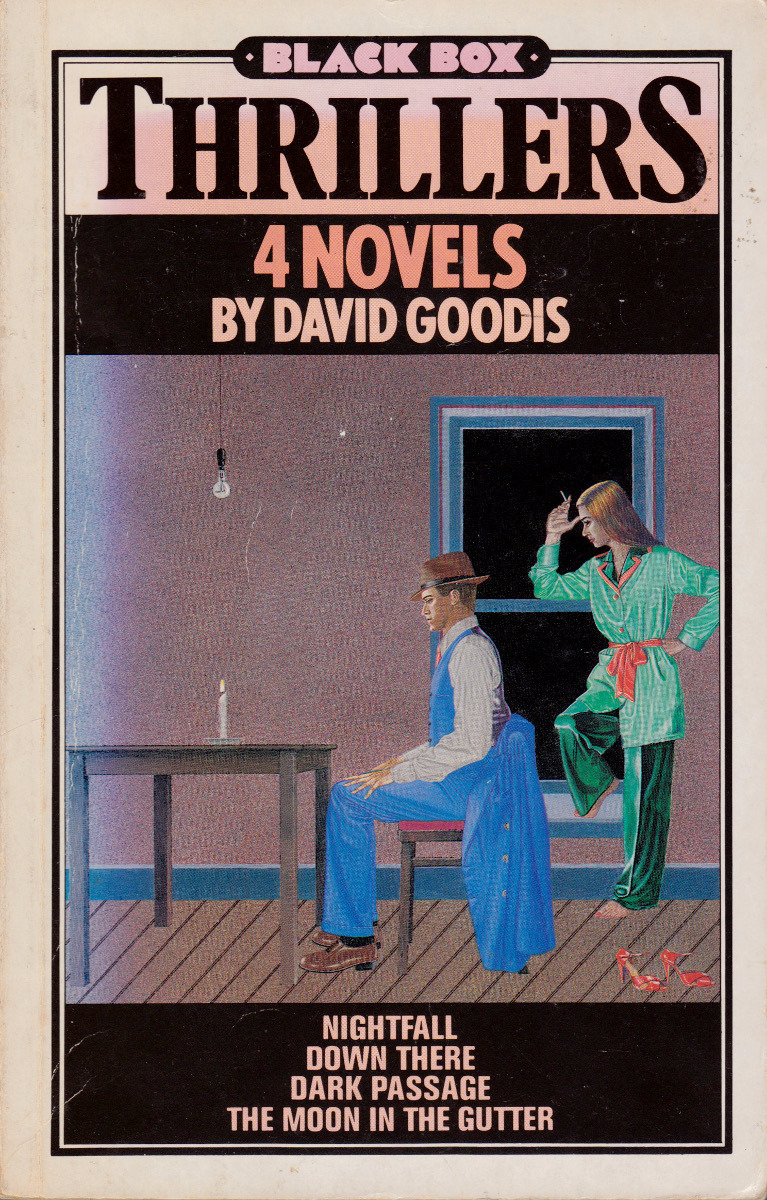 Black Box Thrillers: Four Novels by David Goodis (Zomba Books, 1983).From a charity