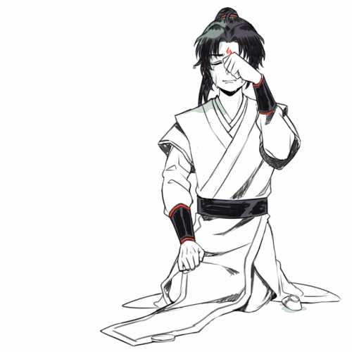 lyrisenseless: They cry. Shen Jiu and Luo BingHe. Do not fucking repost k uwu. Buy me a ko-fi if you