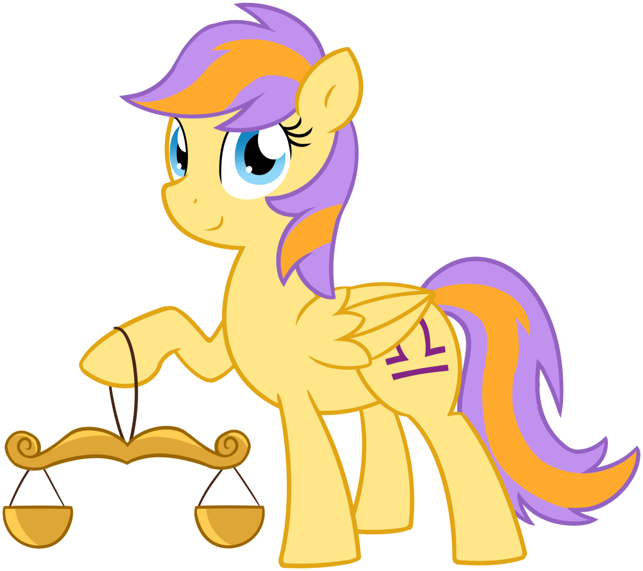 asklibrapony:  &lsquo;Bout time I made a reference for Libra.  owo