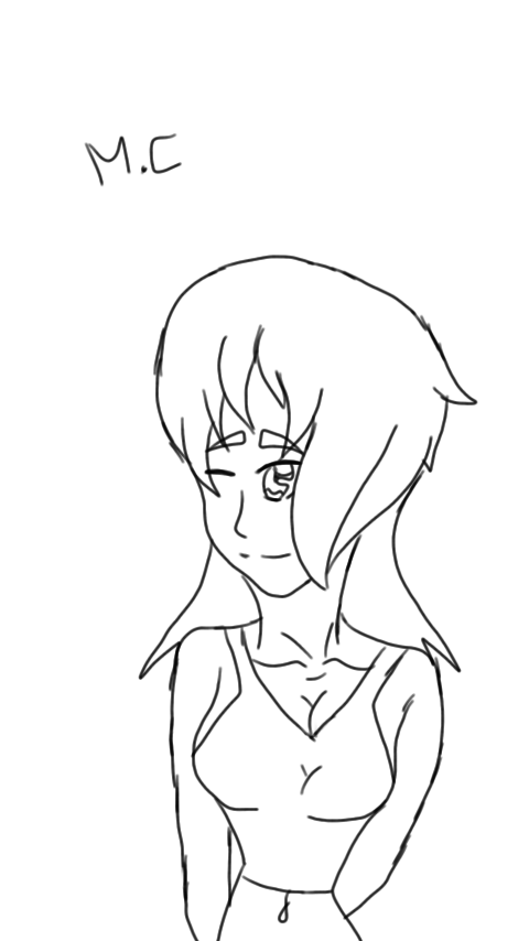 A Sketch Of An Anime Girl O3O