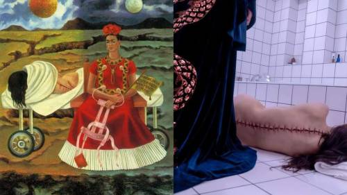 Tree Of Hope Painting By Frida Kahlo The Substance (2024) Dir. Carolie Fargeat