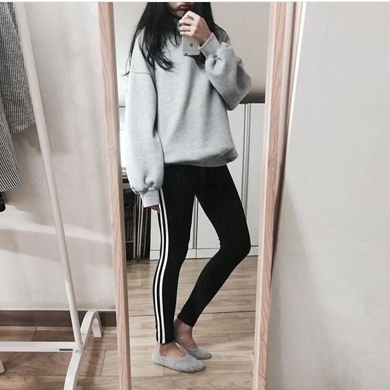 oversized hoodie outfit tumblr