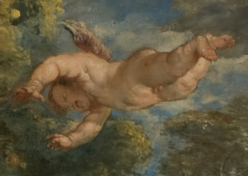 You OK there, baby? Detail: Worship of VenusPeter Paul Rubens1630s