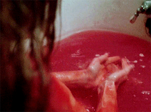 joker-theclown:CARRIE (1976) dir. Brian De Palma[image description: a gifset of a scene from carrie.