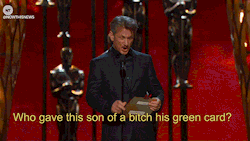 doubleadrivel:  starsniper270:thetenderpassion:True Dignity1st gif, 2nd &amp; 3rd gif, 4th &amp; 5th gifWhen I first heard Sean Penn’s remarks, I didn’t know what to think. It was highly insensitive, and yet, and yet, Alejandro Gonzalez Iñárritu
