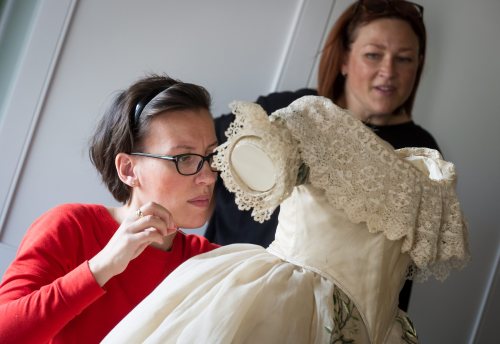 historicroyalpalaces: A never before seen dress made for and worn by Queen Victoria is now on displa