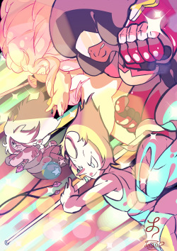 Emelld1324:  Leav-Art:  Crystal Gems, Fight!!  New Phone Screen  &Amp;Lt;3