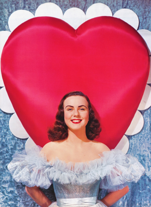 Deanna Durbin; publicity photo for Valentine’s Day, 1947; photo for Universal by Ray Jones.