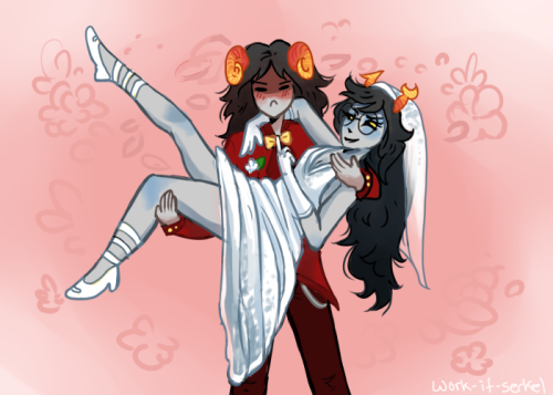 Eighth spin: Married to my muse for a week (5eva) ((The exact moment after Vriska&rsquo;s mind contr