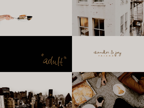 jediknightrey:@fandomaestheticnet: friendships » C h a n d l e r  &amp;  J o e y