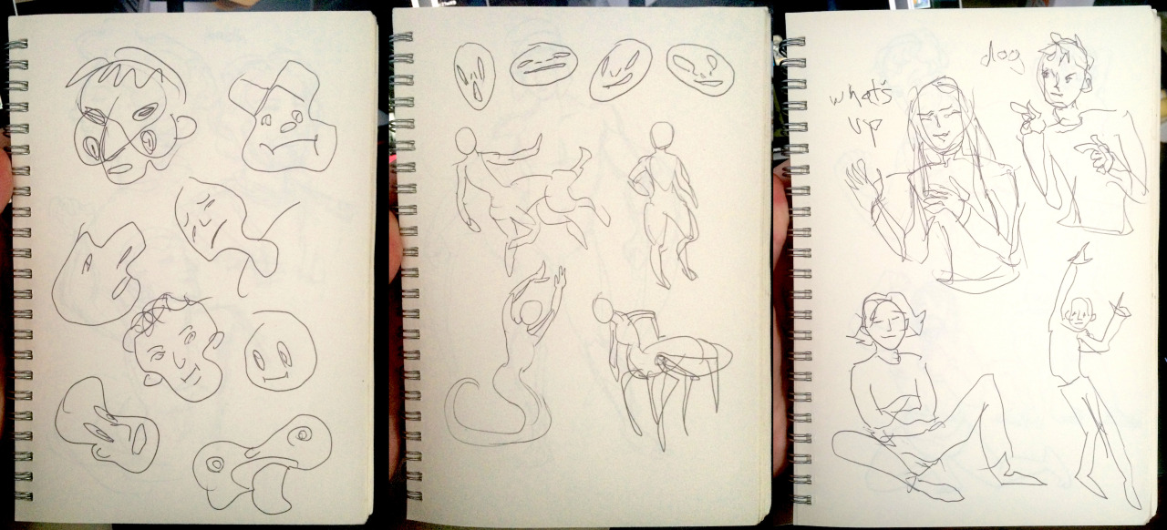 why you should make an ink-only sketchbook