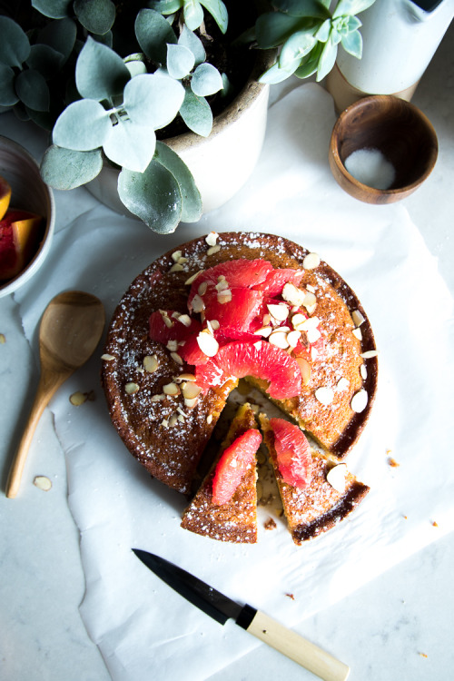 grapefruit olive oil cake