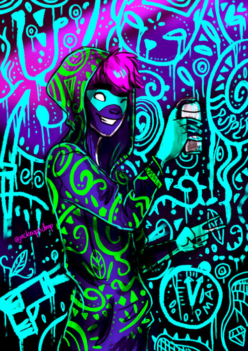 jacksoopticboop:COLOURS! :DLook at JBM go! I’m a sucker for bright neon colours so decided to give t