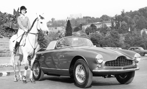 carsthatnevermadeitetc:  Aston Martin DB2/4 Spider, 1955, by Bertone. Only 5 cabriolet