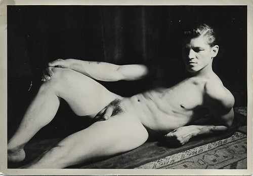 vintagemusclemen:  This reminds me a lot of Les Demi Dieux, but I have no attribution. Due to tumblr’s foolish decision to ban nudity and all adult content, I have started a new blog at www.vintagemusclemen.com .  Hope to see you there! 