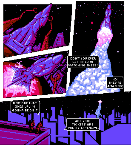 Nova Phase is my comic series that just launched today through SLG. This is some of the art from it.