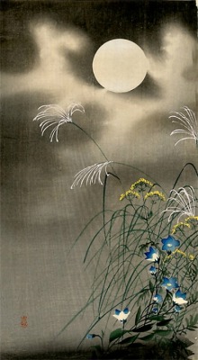 hoodoothatvoodoo:  Ohara Koson ‘Moon