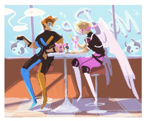 After Finishing Reading Hotguy Comics Zine I Had To Draw Them! I Guess This Is Fanart Kek? I Was Coming