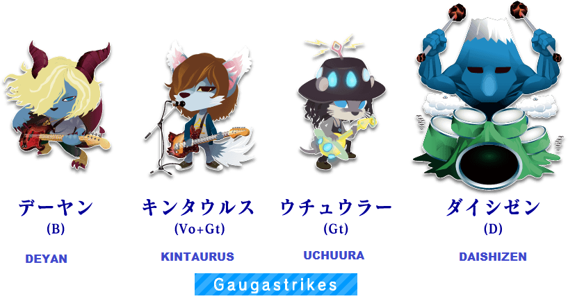 Show By Rock Metal Chan7 Show By Rock Bands Characters
