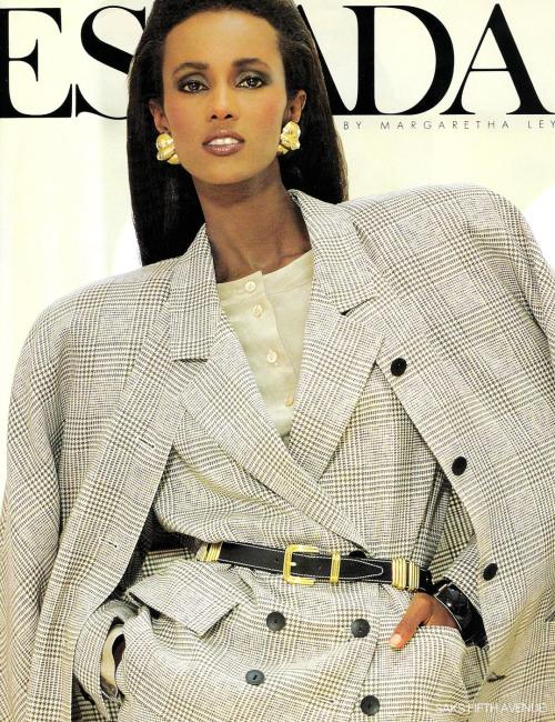 Iman for Escada, 1988