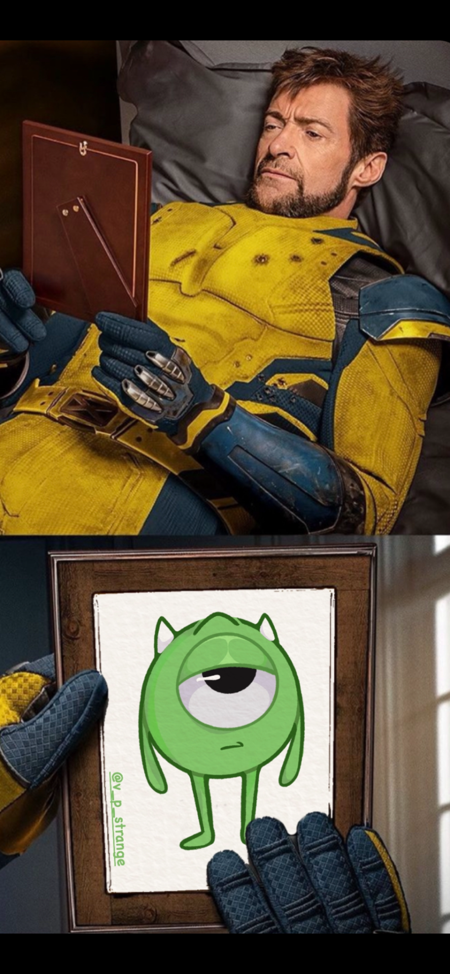 I Saw This And Found My Little Doodle Of Mike Wazowski Meme Hope This Made Your Day