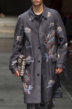 monsieurcouture:  monsieurcouture:  Dolce And Gabbana S/S 2016 Menswear Milan Fashion Week  MONSIEURCOUTURE