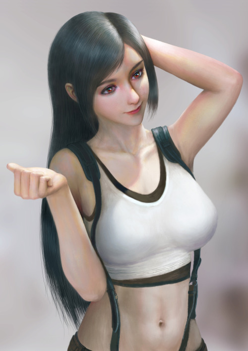 Tifa Lockhart 雌鹿www.pixiv.net/artworks/80851972