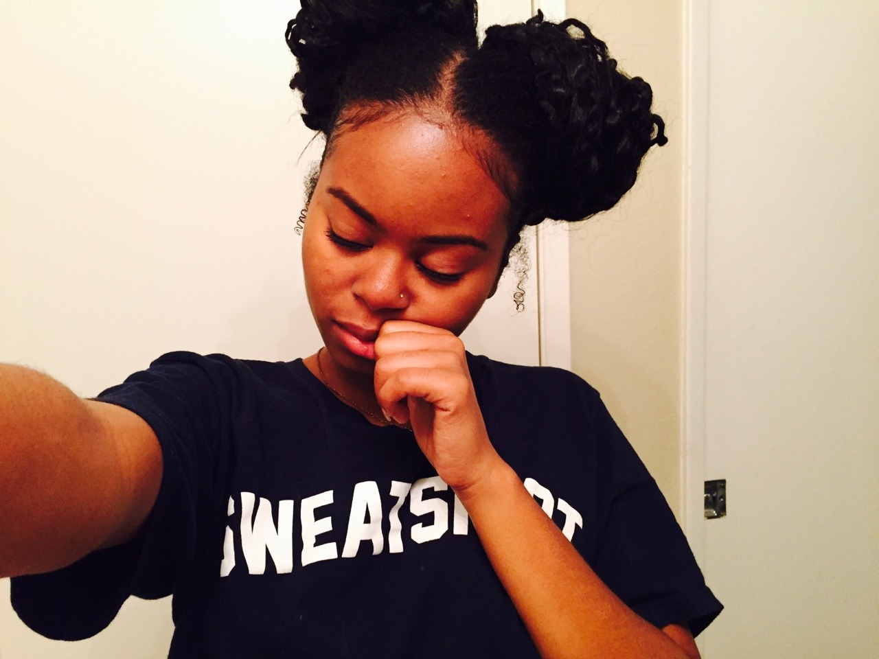 mrdorseywoods:  kierrabazilio:  Who told me to be a baby hair queen yesterday?  Damn.