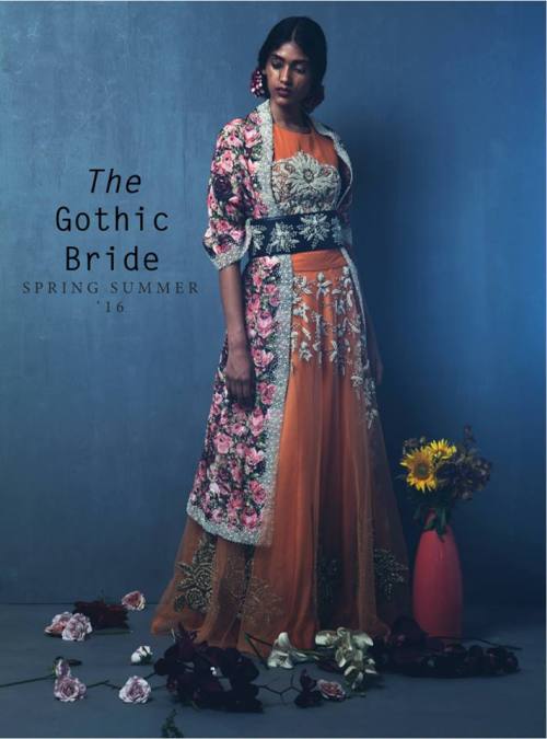 strictly-indian-fashion:“The Gothic Bride” by Bhumika Sharma (Spring/Summer 2016)