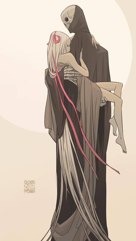 lamarghe73:  &ldquo;Death and the Maiden&rdquo; series by Otto Schmidt.