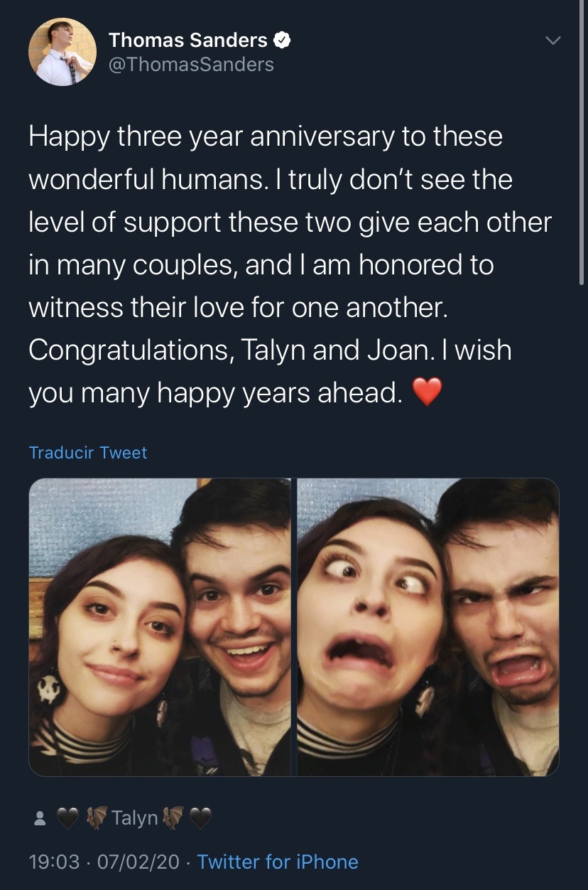 Are joan and talyn dating