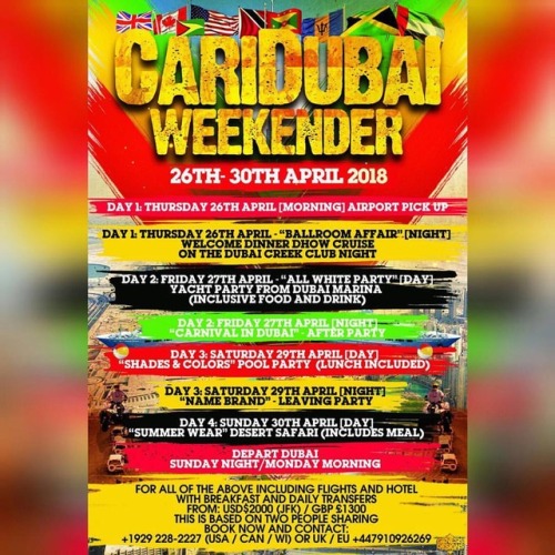 @tonymatterhorn4 #CariDubai weekend Can’t wait‼️ Get your all inclusive package NOW‼️ #PRGirl️ngel (