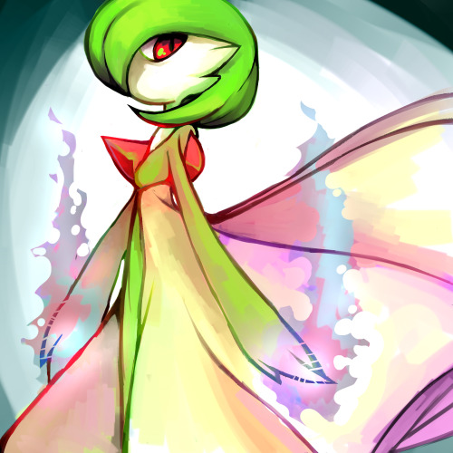 accidentalsketch:December 15 - Favorite Psychic type - Gardevoir“Gardevoir used Shadow Ba