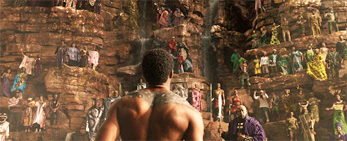 marvelgifs:Soon, there will only be the conquered and the conquerors.Black Panther (2018), dir. Ryan