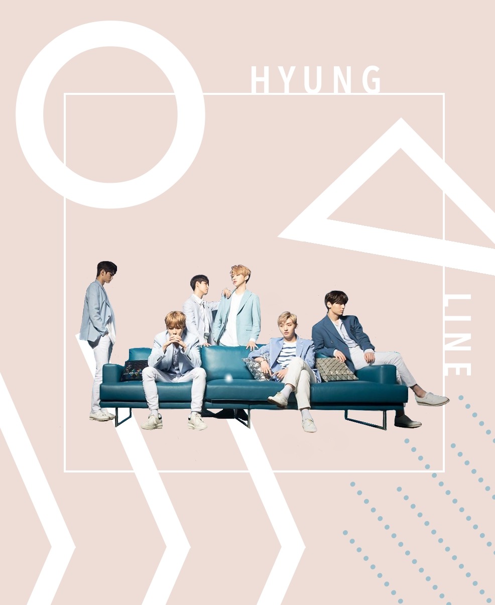 minibugi:  wanna one (hyung line)   hite beer [ 1st panel background - starline ]