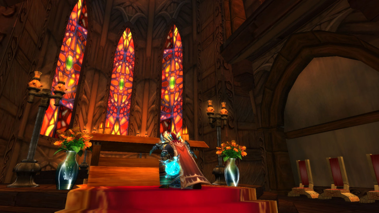 I love this church in Gilneas. I wish there was some kind of church for the Horde