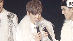 c-h-u-n-j-i:  Chunji's adorable expression when he’s trying to rap 