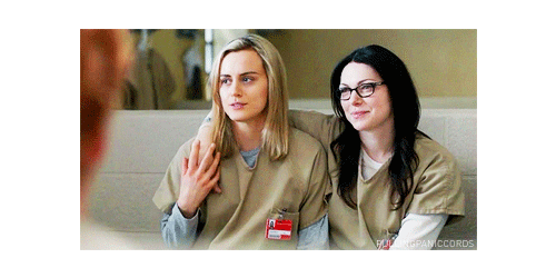 winonarydes: I love how Alex has her arm around Piper, how Piper’s hand slides down Alex&rsquo