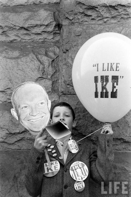 Ike supporter at the Republican National Convention(Cornell Capa. 1952)