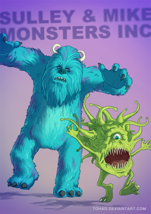 Monsters Inc BADASS by Tohad