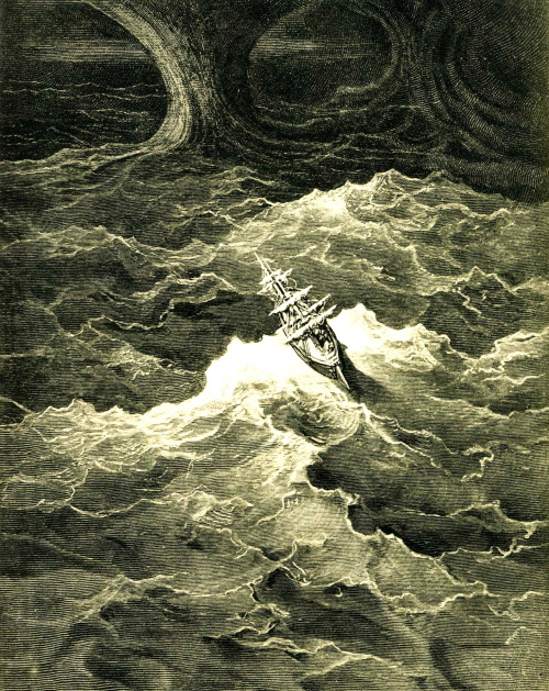 nigra-lux:DORÉ, Gustave (1832-1883)Illustration for The Rime of the Ancient Mariner by Samuel Taylor